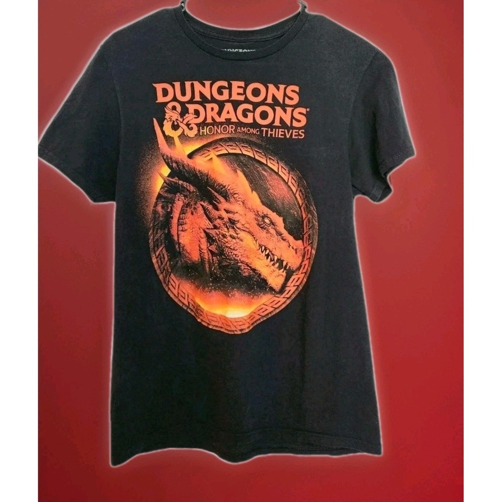 Dungeons & Dragons Honor Among Thieves Graphic Tee Men's Small All Cotton Black